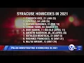 Syracuse homicides in 2021