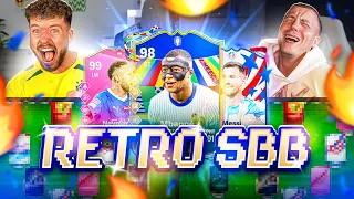 FC 24: 99 RATING RETRO SBB 🔥😱 FLASHBACK SQUAD BUILDER BATTLE