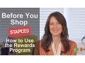 Staples How to Use the Rewards Program