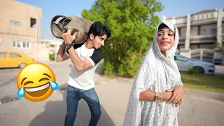 حيدر يتحارش بسمية ويريد رقمة تحشيش 