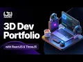 Build and Deploy a Unique 3D Web Developer Portfolio with React Three JS GSAP