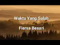 Fiersa Besari - Waktu Yang Salah (Cover by Hanin Dhiya) (Lirik)