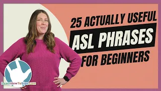 25 Useful ASL Phrases for Conversation American Sign Language