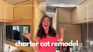 CHARTER CAT REMODEL//Updated Interior Episode 89