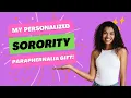Personalized Sorority T-Shirt Design Wall Art Decor -