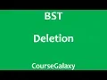 Binary Search Tree Deletion