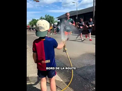 Jeune arroseur de marathon 💦🏃