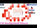 CSS Background Effects CSS Hexagon Hover Animation Effects Using Only HTML CSS