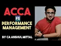 ACCA F5 - Performance Management