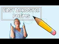 Easy Acrostic Poems For Kids Learning From Home