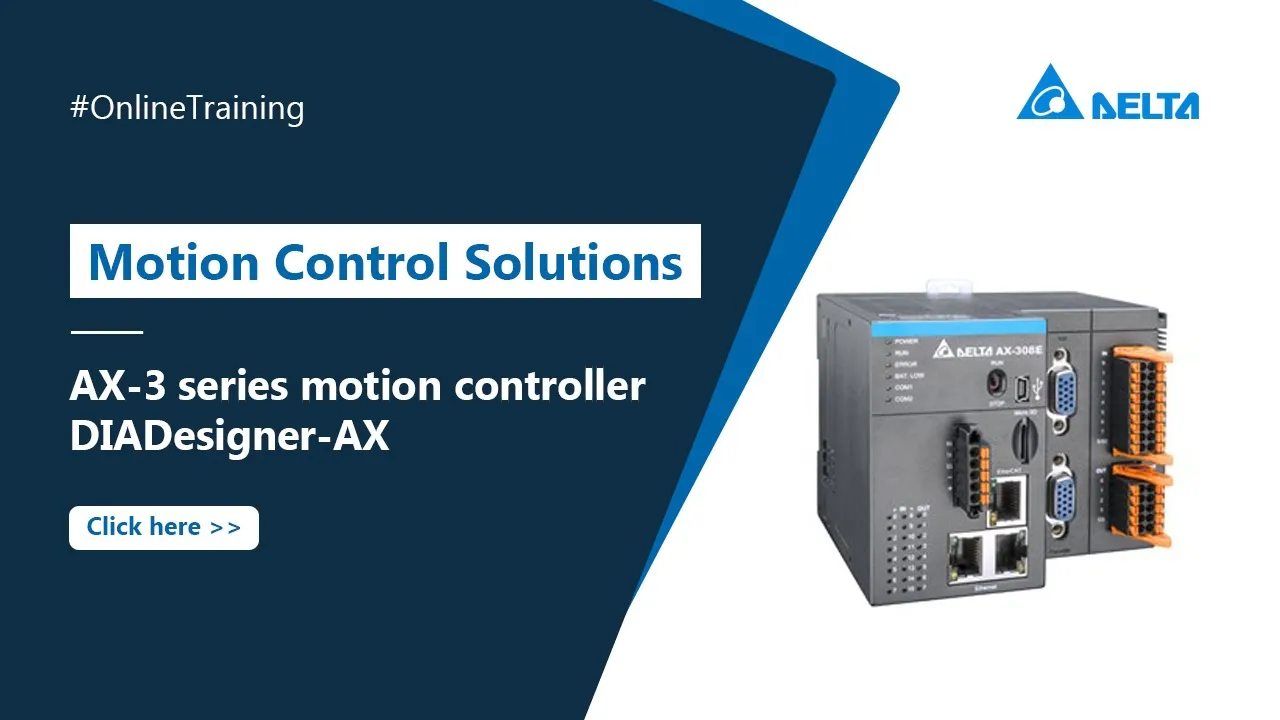 Motion Control Solutions | Online Basic Training (DIADesigner-AX)