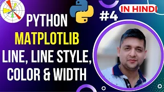 MatPlotLib Line Line Style Line Color Line Width Python MatPlotLib Tutorial in Hindi