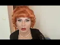 Redhead crossdresser flash something