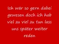 Tim Bendzko - Nur noch kurz die Welt retten (Lyrics german+english)