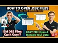 How to Open DB2 Files IBM Data Studio or DB2Editor