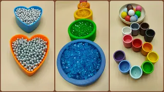 Satisfying Reverse Video | Xylophone, Balls, Pearls, Bead Tower, Marble Run