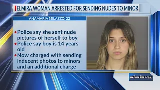 Sheriff Elmira woman arrested for sending nudes to a minor