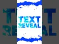 Amazing Text Reveal Animation in Canva