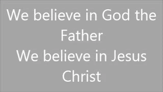 we believe newsboys lyrics
