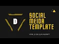 Social Media Website Template Fully Responsive HTML CSS JAVASCRIPT