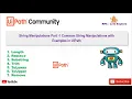 String Manipulations Part - 1 String Manipulations Methods with Easy Examples in UIPath