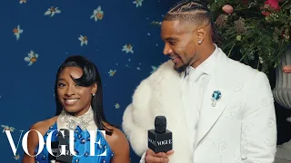 Simone Biles Jonathan Owens on Their First Met Gala Together Vogue