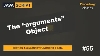 The arguments Parameter JavaScript Functions Data A Complete JavaScript Course