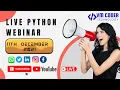 LIVE WEBINAR ON PYTHON LIVE CODING LEARN ABOUT PYTHON E-CERTIFICATION OF PARTICIPATION