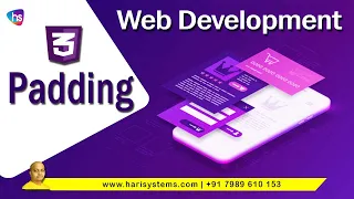CSS 3 tutorial Padding in CSS3 Web development class Sekharmetla Harisystems