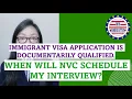 US Immigrant Visa Application Is Documentarily Qualified by NVC What s Next