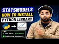 Statsmodels in Python How to install statsmodels Python library