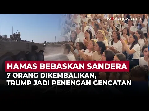 7 Sandera Israel Dibebaskan Hamas, Trump Klaim Sukses Mediasi Gencatan Senjata
