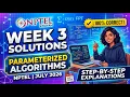 NPTEL Parameterized Algorithms Week 3 Quiz Answers July 2026 Step-by-Step Walkthrough