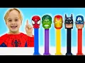 Download Lagu Kids turn into superheroes - Funny toy stories for kids
