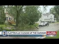 Platteville cleans up storm damage