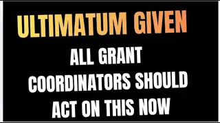 ALL GRANT COORDINATORS ACT NOW
