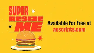 Super Resize Me Tutorial After Effects Script