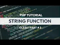 PHP Strings String Function Variable What is String Shuffle in PHP Tutorial In Urdu Part 2