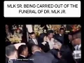 Reverend MLK Sr being carried out of the funeral of Dr Martin Luther King Jr