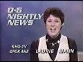 1985 K TV Weather Break with Laurie Mann