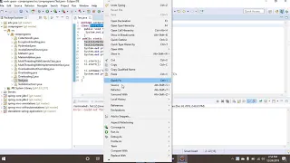 How to rename refactor the class or method in eclipse