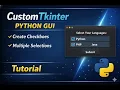 Create Checkbox widget CustomTkinter Tutorial Python for Beginners