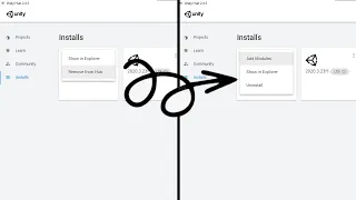 How to Add Modules to an Unity Version that is Located Devxdprogamer