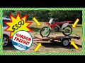 Best Cheap Motorcycle Trailer Harbor Freight Trailer Build Time-lapse