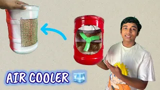 How to make a Powerful AIR COOLER at home