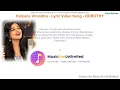 Kalyana Virundhu (DOROTHY) – Karaoke with Lyrics