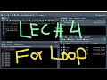 R Programming Tutorial 4 For Loop in R studio Coursework help for R UBprogrammer