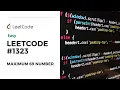 Leetcode Problem Maximum 69 Number