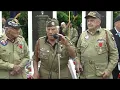 WWII Veterans sing Blood on the Risers in Normandy (excerpt) (2019) 🇺🇸