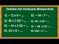 CARA MENGHITUNG PERKALIAN DAN PEMBAGIAN BILANGAN BULAT||POSITIF dan NEGATIF